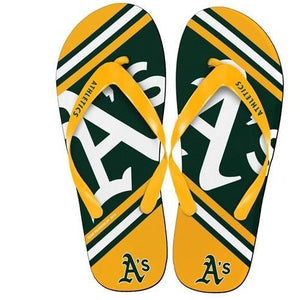 MLB 2014 Unisex Big Logo Flip Flops Oakland A's