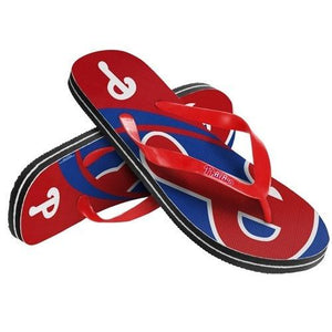 MLB Unisex Big Logo Flip Flops Philadelphia Phillies