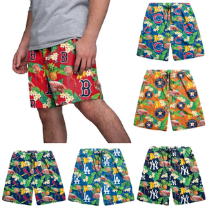 MLB Mens Floral Shorts - Pick Your Team!