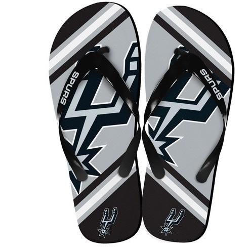 NBA 2014 Unisex Big Logo Flip Flops San Antonio Spurs