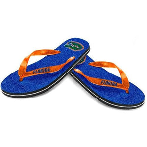 NCAA 2014 Womens Glitter Flip Flops Florida Gators