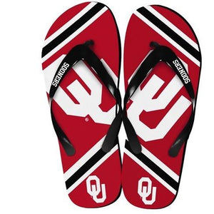 NCAA 2014 Unisex Big Logo Flip Flops Oklahoma Sooners