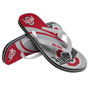 NCAA 2015 Unisex Big Logo Flip Flops Ohio State Buckeyes