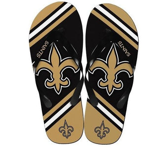 NFL 2014 Unisex Big Logo Flip Flops New Orleans Saints