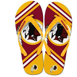 NFL 2014 Unisex Big Logo Flip Flops Washington Redskins
