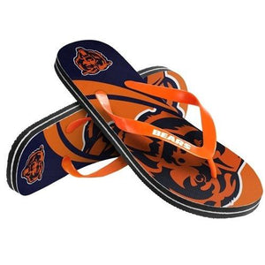 NFL 2015 Unisex Big Logo Flip Flops Chicago Bears