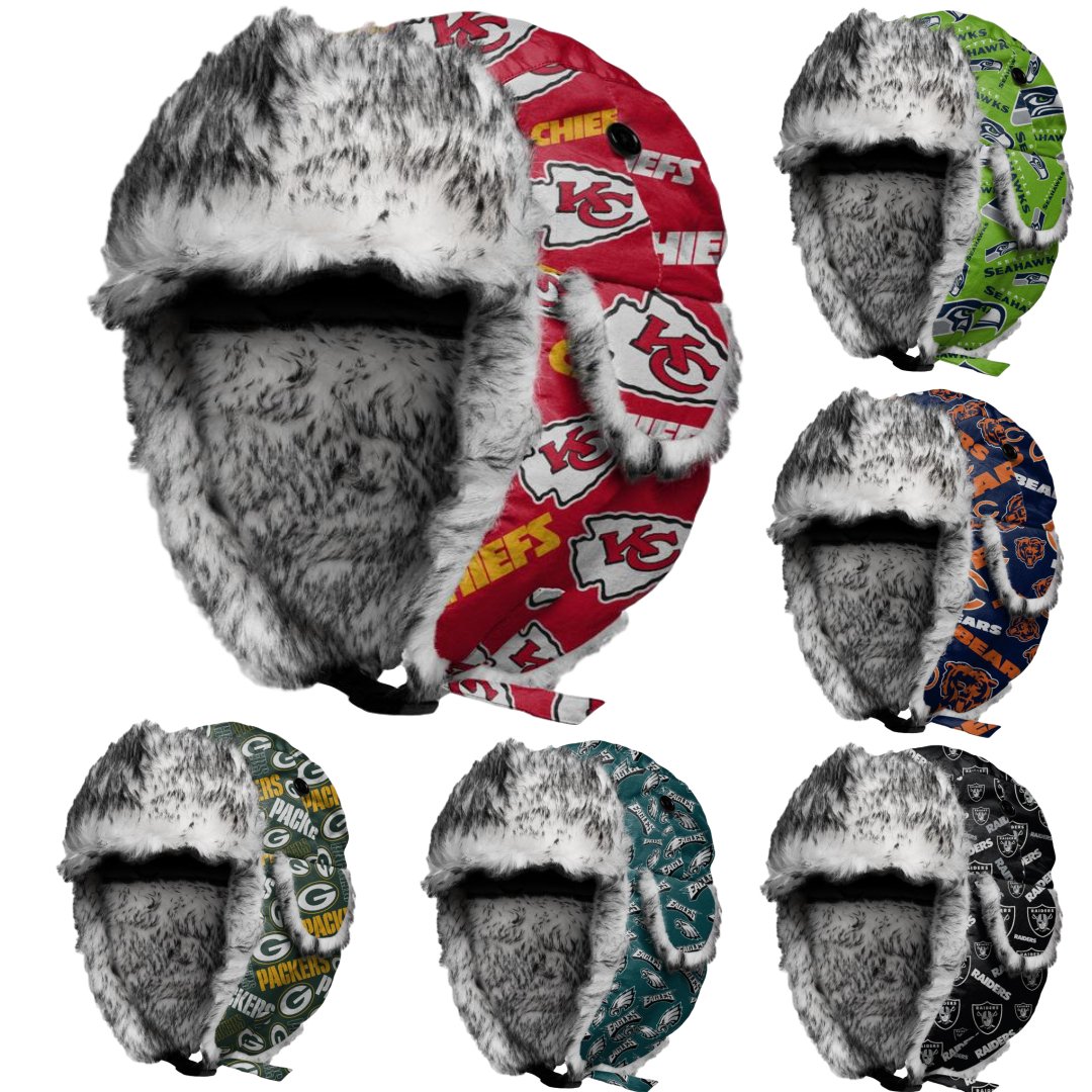 Seattle Seahawks NFL Repeat Print Trapper Hat