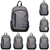 NFL Heather Grey Bold Color Backpack - Pick Your Team!