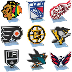 NHL BRXLZ 3D Construction Team Logo Puzzle Sets - Pick Your Team