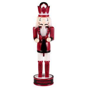 Arkansas Razorbacks NCAA 14" Holiday Nutcracker