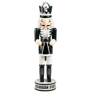 Michigan State NCAA 14" Holiday Nutcracker