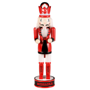 Nebraska Huskers NCAA 14" Holiday Nutcracker