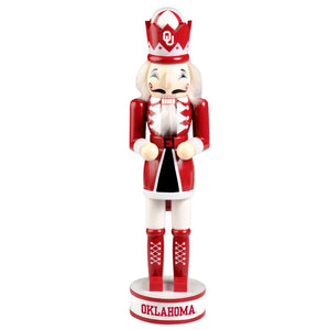 Oklahoma Sooners NCAA 14" Holiday Nutcracker