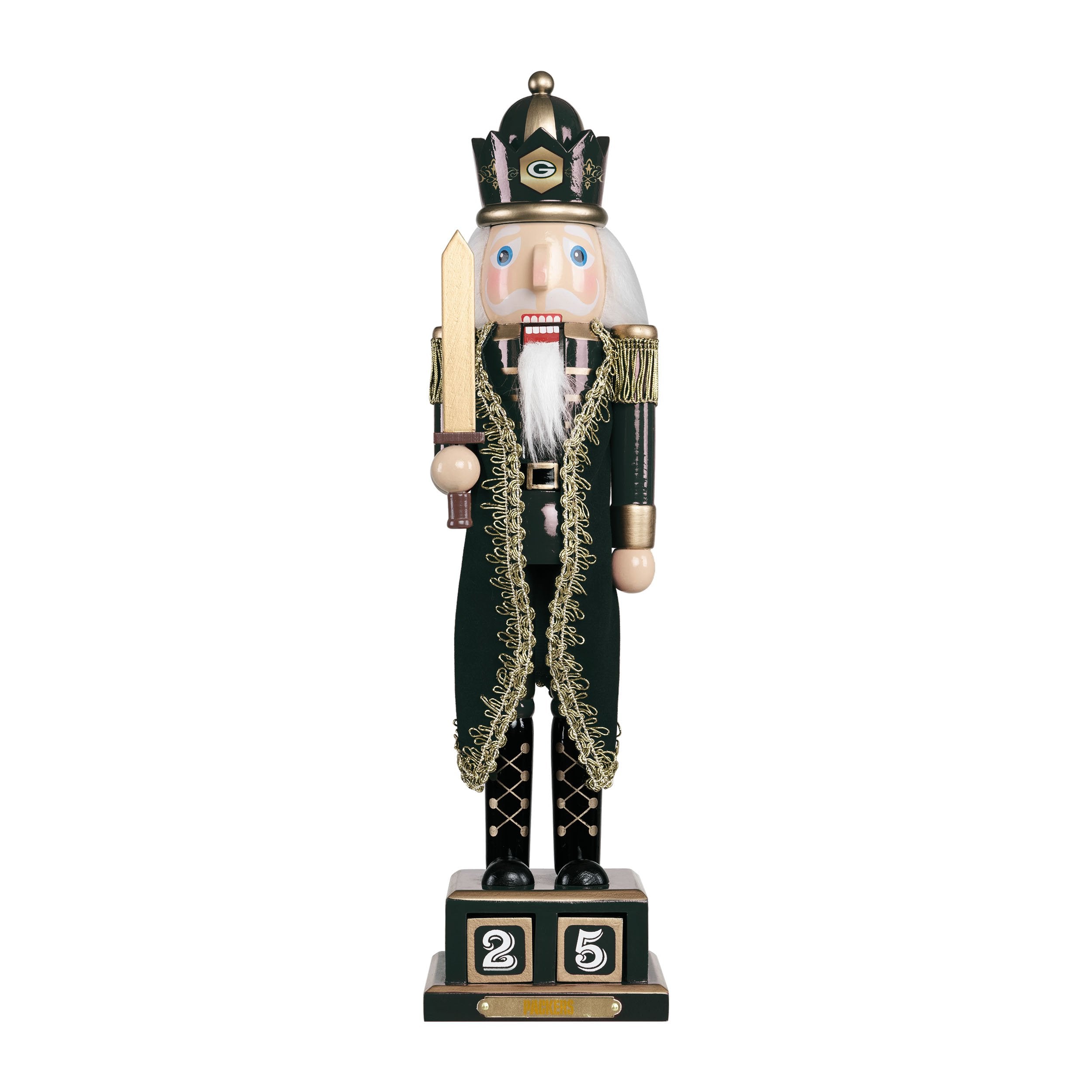 Green Bay Packers NFL Countdown Nutcracker