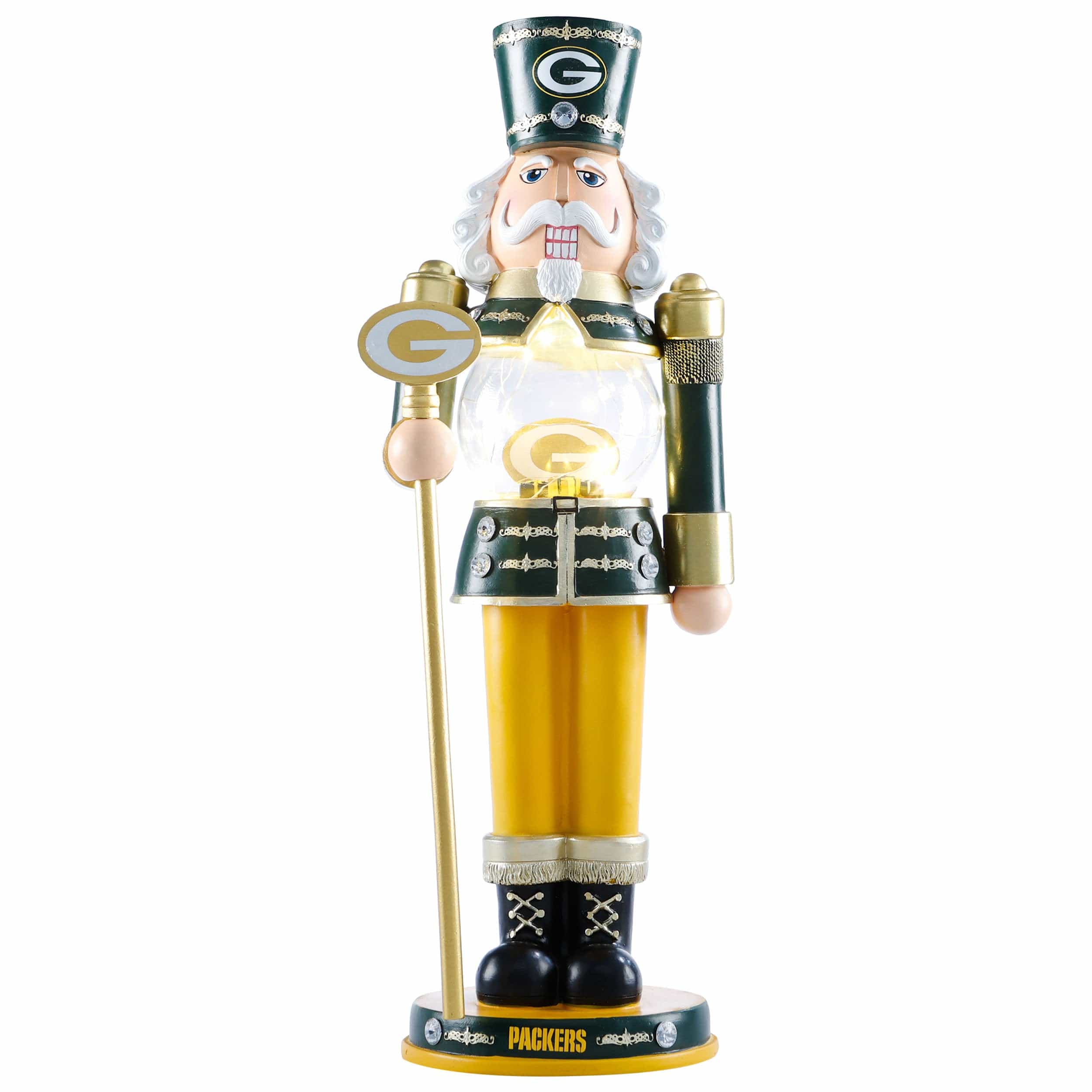 Green Bay Packers NFL Light Up Nutcracker