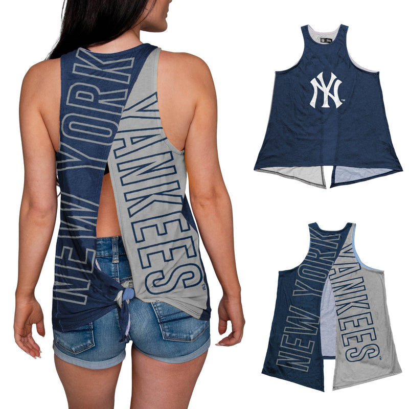 New York Yankees MLB Womens Tie-Breaker Sleeveless Top