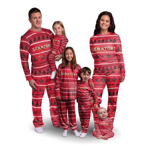 Ottawa Senators NHL Family Holiday Pajamas