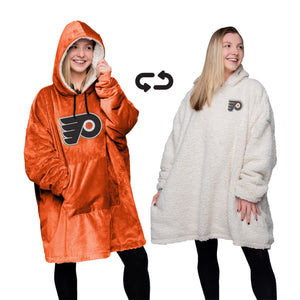Philadelphia Flyers NHL Reversible Big Logo Hoodeez