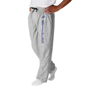Buffalo Bills NFL Mens Athletic Gray Lounge Pants