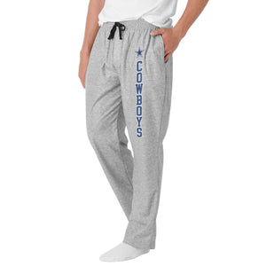 Dallas Cowboys NFL Mens Athletic Gray Lounge Pants