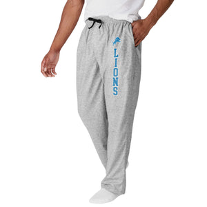 Detroit Lions NFL Mens Athletic Gray Lounge Pants