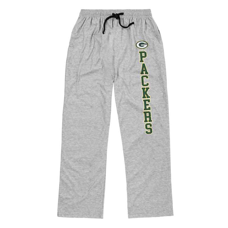 Men's Green Bay Packers NFL Team Apparel Charcoal Gray Knit Pants