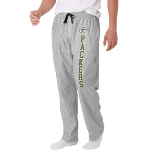 Green Bay Packers NFL Mens Athletic Gray Lounge Pants