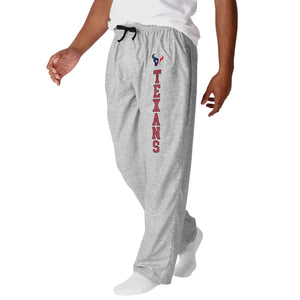 Houston Texans NFL Mens Athletic Gray Lounge Pants