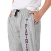 New England Patriots NFL Mens Athletic Gray Lounge Pants