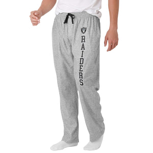 Las Vegas Raiders NFL Mens Athletic Gray Lounge Pants