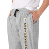 Pittsburgh Steelers NFL Mens Athletic Gray Lounge Pants (PREORDER - SHIPS MID SEPTEMBER)