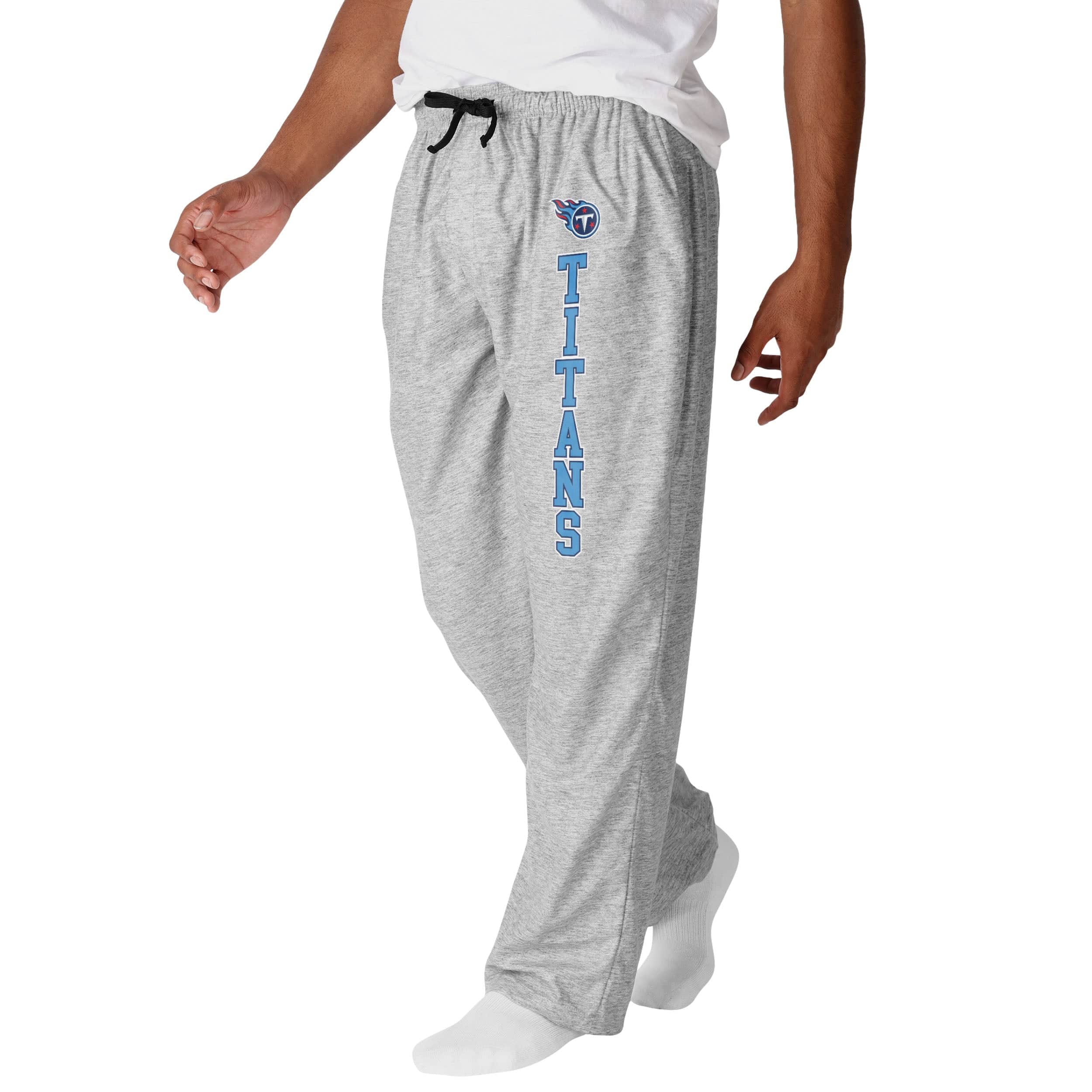 Tennessee Titans NFL Mens Athletic Gray Lounge Pants