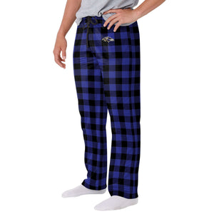 Baltimore Ravens NFL Mens Buffalo Check Lounge Pants