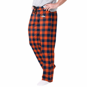 Denver Broncos NFL Mens Buffalo Check Lounge Pants