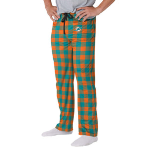 Miami Dolphins NFL Mens Buffalo Check Lounge Pants