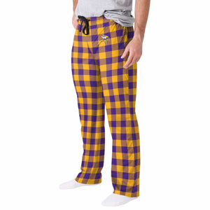 Minnesota Vikings NFL Mens Buffalo Check Lounge Pants