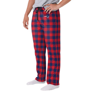 New England Patriots NFL Mens Buffalo Check Lounge Pants