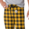 Pittsburgh Steelers NFL Mens Buffalo Check Lounge Pants