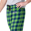 Seattle Seahawks NFL Mens Buffalo Check Lounge Pants