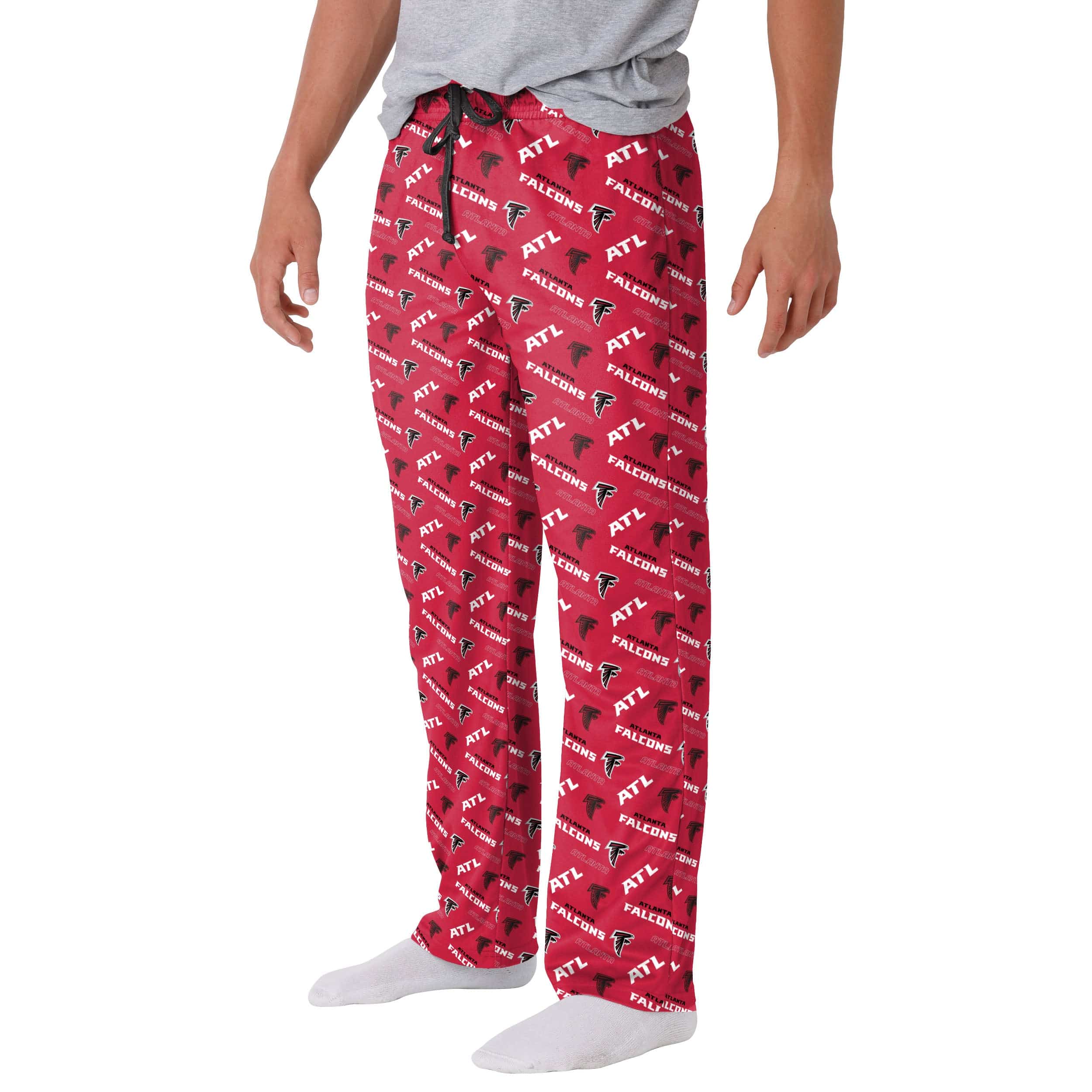 FOCO Atlanta Falcons Repeat Print Lounge Pants, Mens Size: M