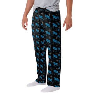 Carolina Panthers NFL Mens Repeat Print Lounge Pants