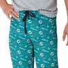 Miami Dolphins NFL Mens Repeat Print Lounge Pants