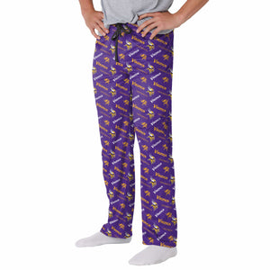 Minnesota Vikings NFL Mens Repeat Print Lounge Pants