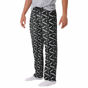 Las Vegas Raiders NFL Mens Repeat Print Lounge Pants
