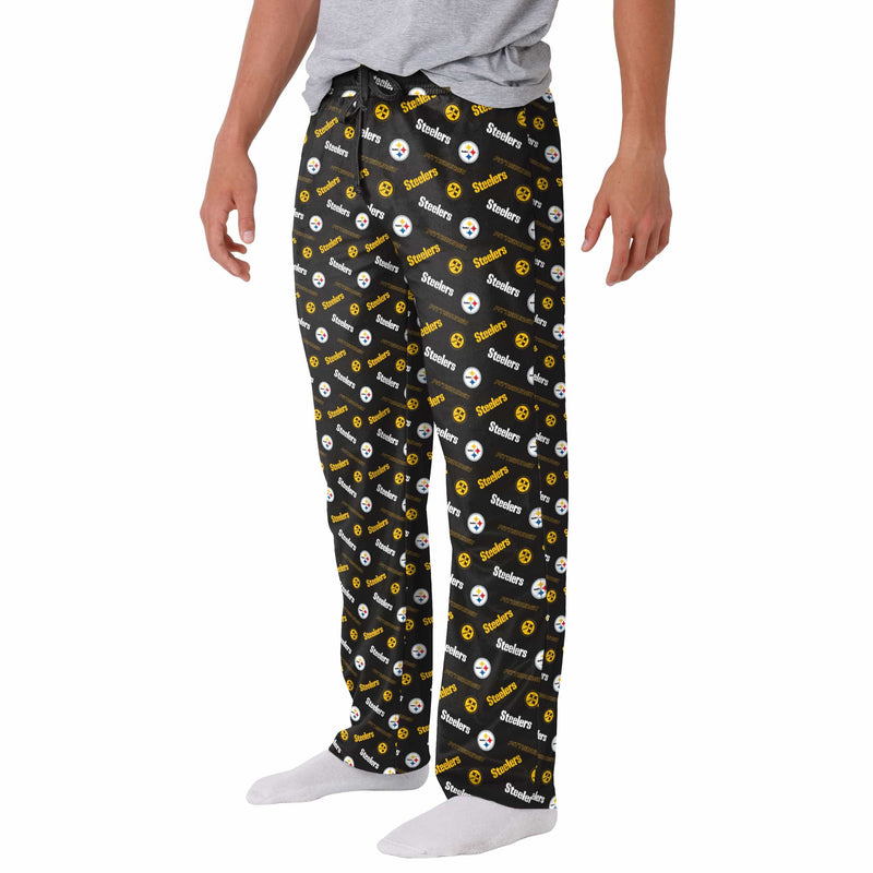 Pittsburgh Steelers NFL Mens Repeat Print Lounge Pants