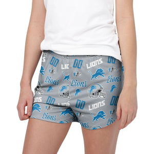 Detroit Lions NFL Womens Gameday Ready Lounge Shorts
