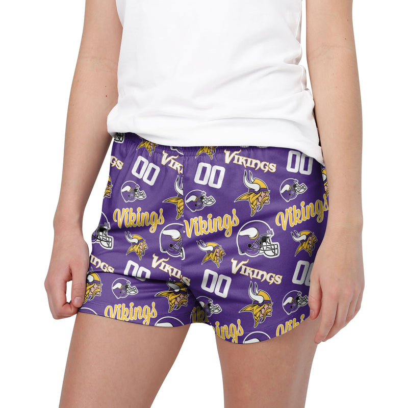 FOCO Minnesota Vikings NFL Womens Solid Big Wordmark Leggings