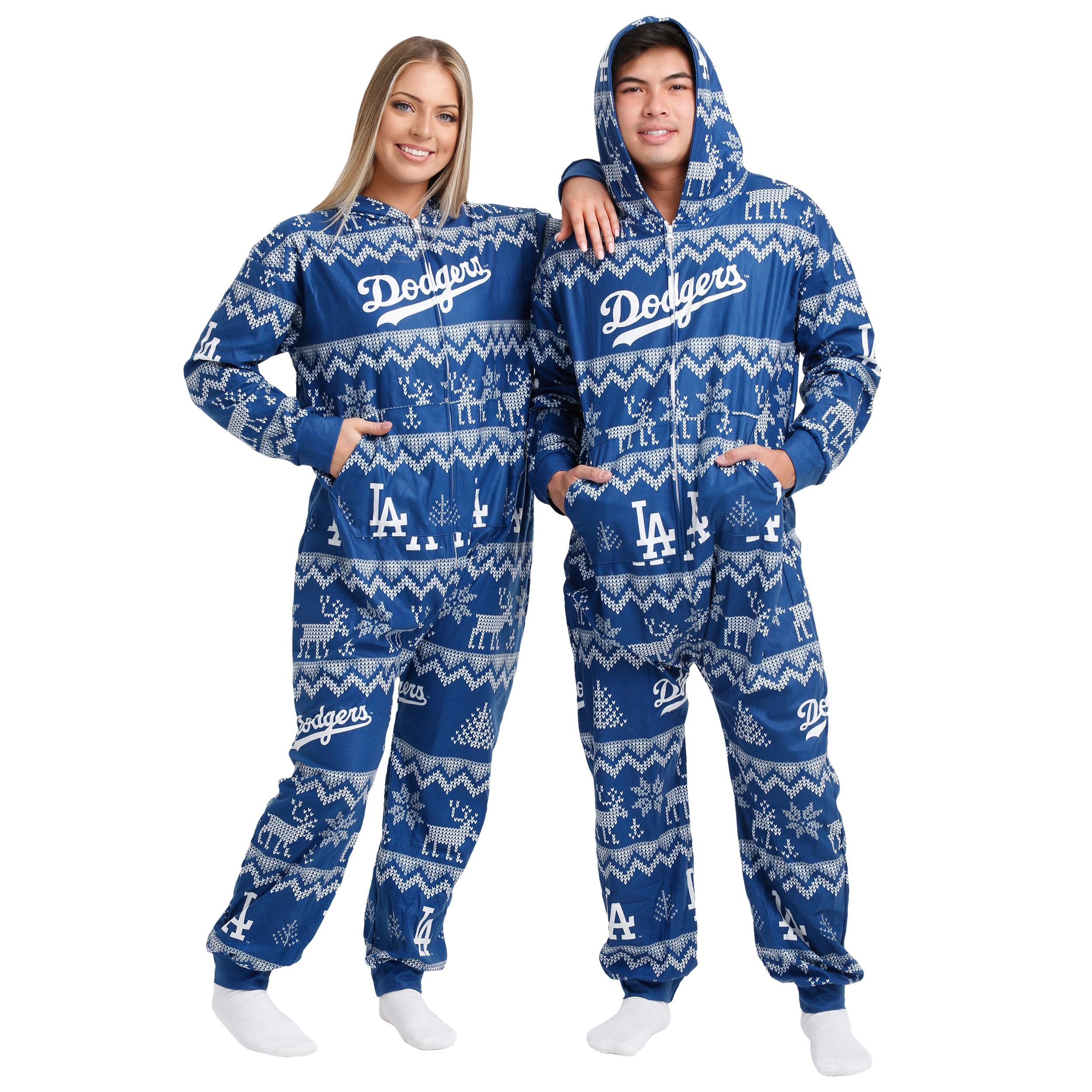 Los Angeles Rams Christmas Reindeer Winter Pattern Ugly Christmas