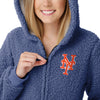 New York Mets MLB Womens Sherpa One Piece Pajamas