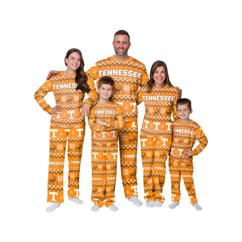 FOCO Michigan State Spartans NCAA Ugly Pattern Family Holiday Pajamas